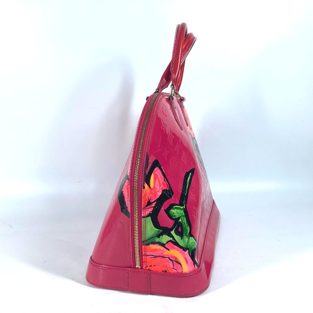 Louis Vuitton M93686 Vernis Rose Stephen Spruce Leather Patent Pink Handbag