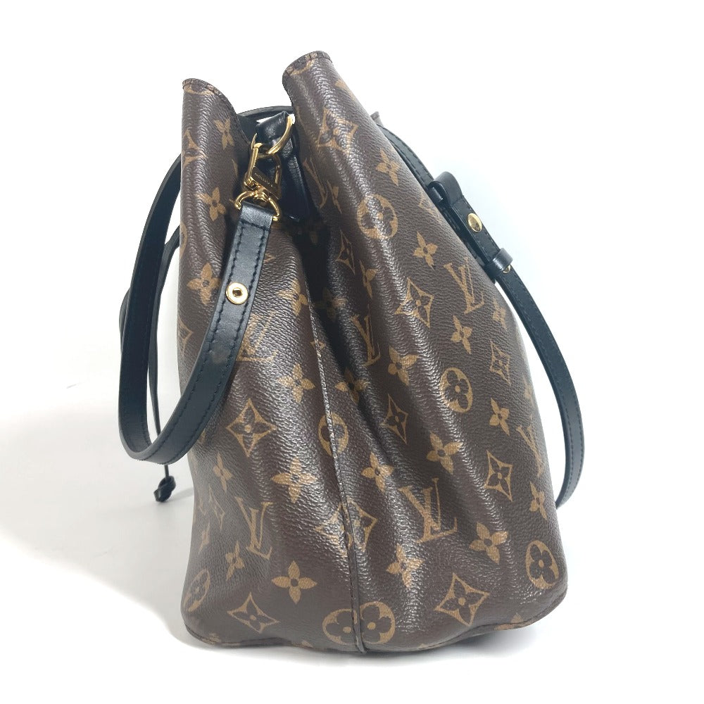 Louis Vuitton M44020 Neonoe Monogram Canvas Black Shoulder Bag