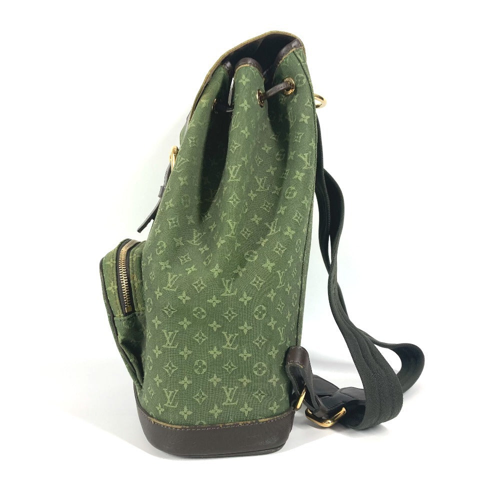 Louis Vuitton Backpack M92456 Montsouris GM Monogram Canvas Khaki Mini G 33
