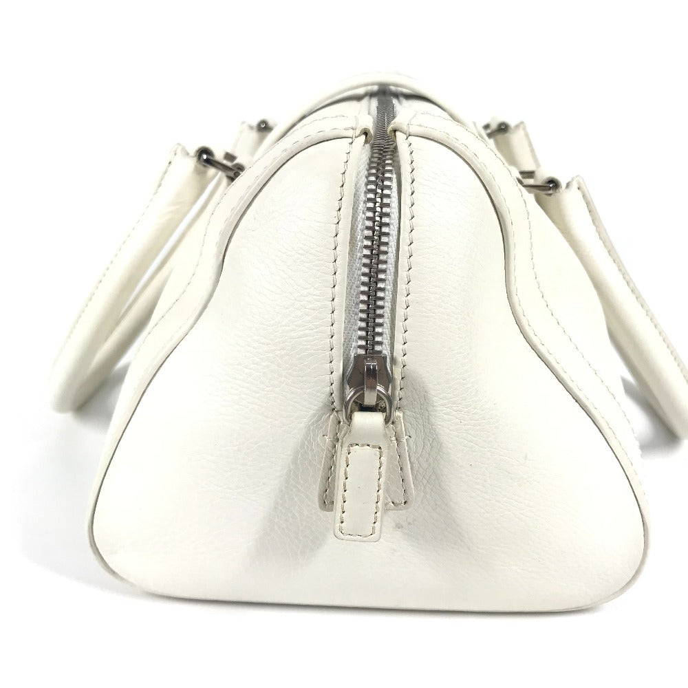 Dior Handbag D Women Leather White Travel Bag