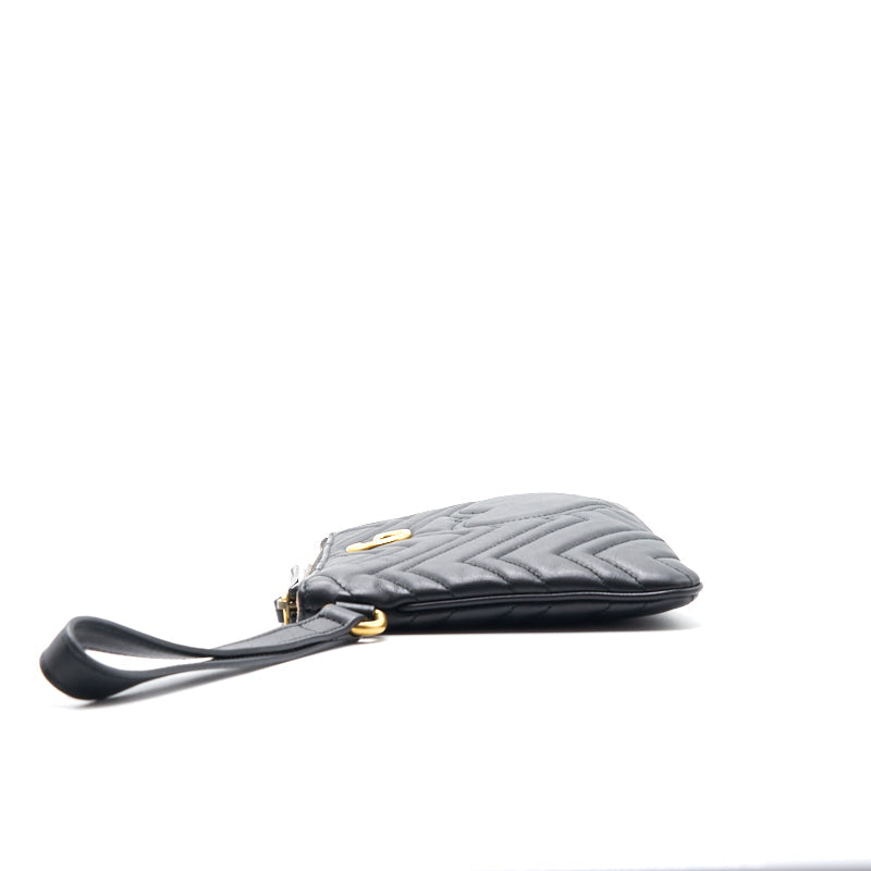 Gucci Clutch Leather Quilted Clutch Bag