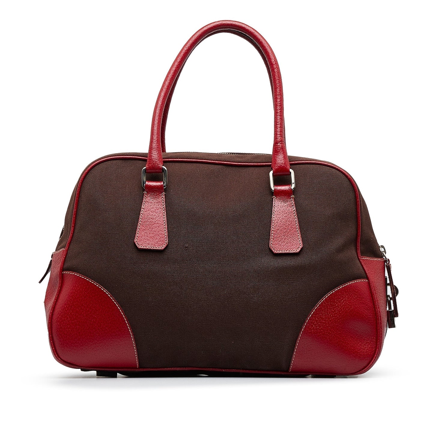 Prada Canapa Bauletto Handbag Travel Bag