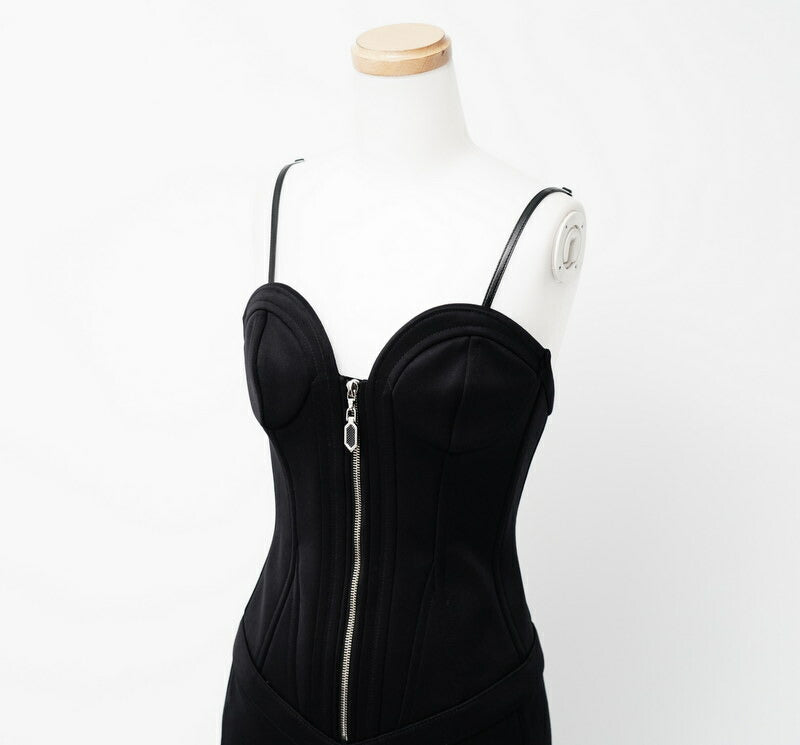 Louis Vuitton one piece A195 34 Nylon Black Handbag