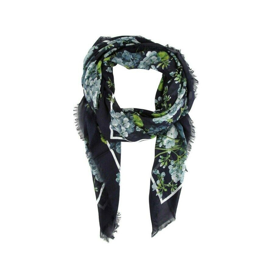 Gucci BLOOM PRINT SILK MODAL SCARF