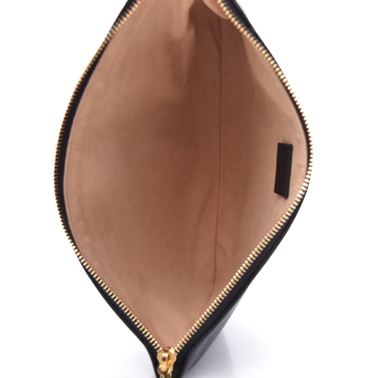 Gucci WEB RAJAH Leather Calfskin Clutch Bag