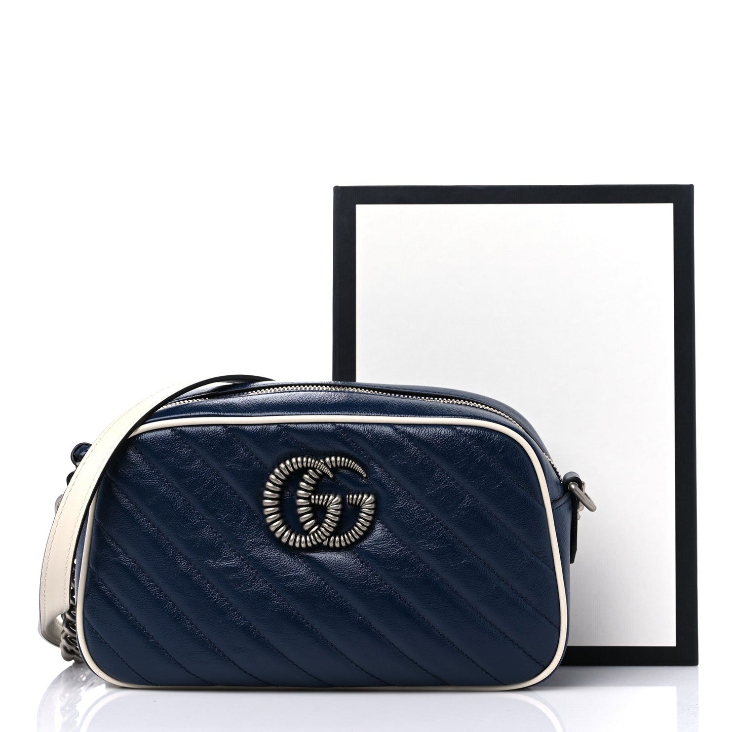 Gucci GG MARMONT TORCHON Leather Calfskin Small Shoulder Bag