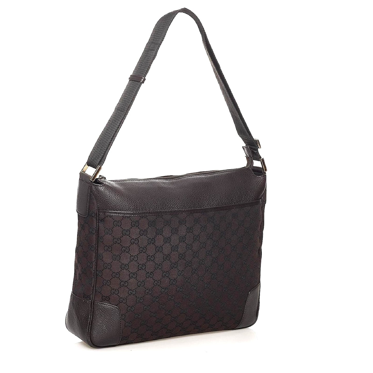 Gucci GG Monogram Leather Canvas Travel Bag