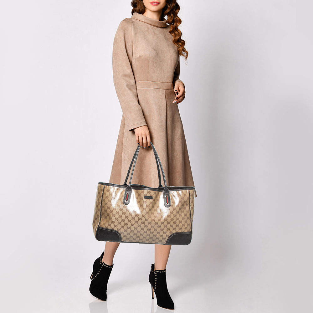Gucci GG WEB SHERRY LINE PRINCY Tote Bag