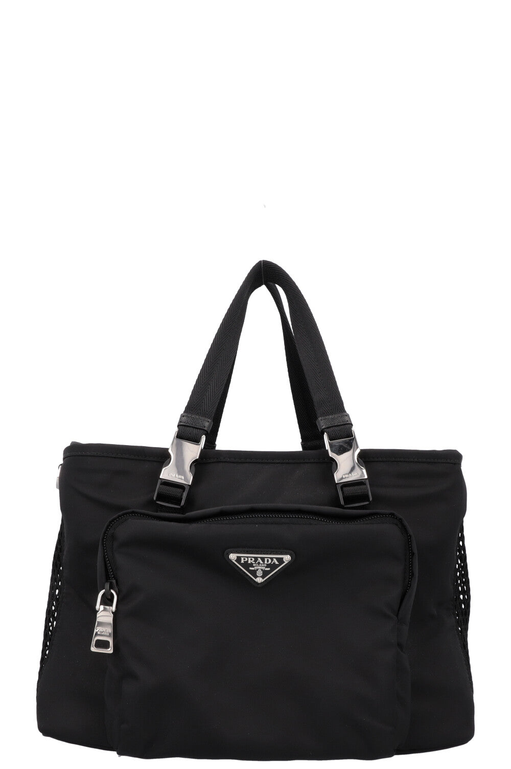 Prada Pet Nag Re Nylon Black Handbag