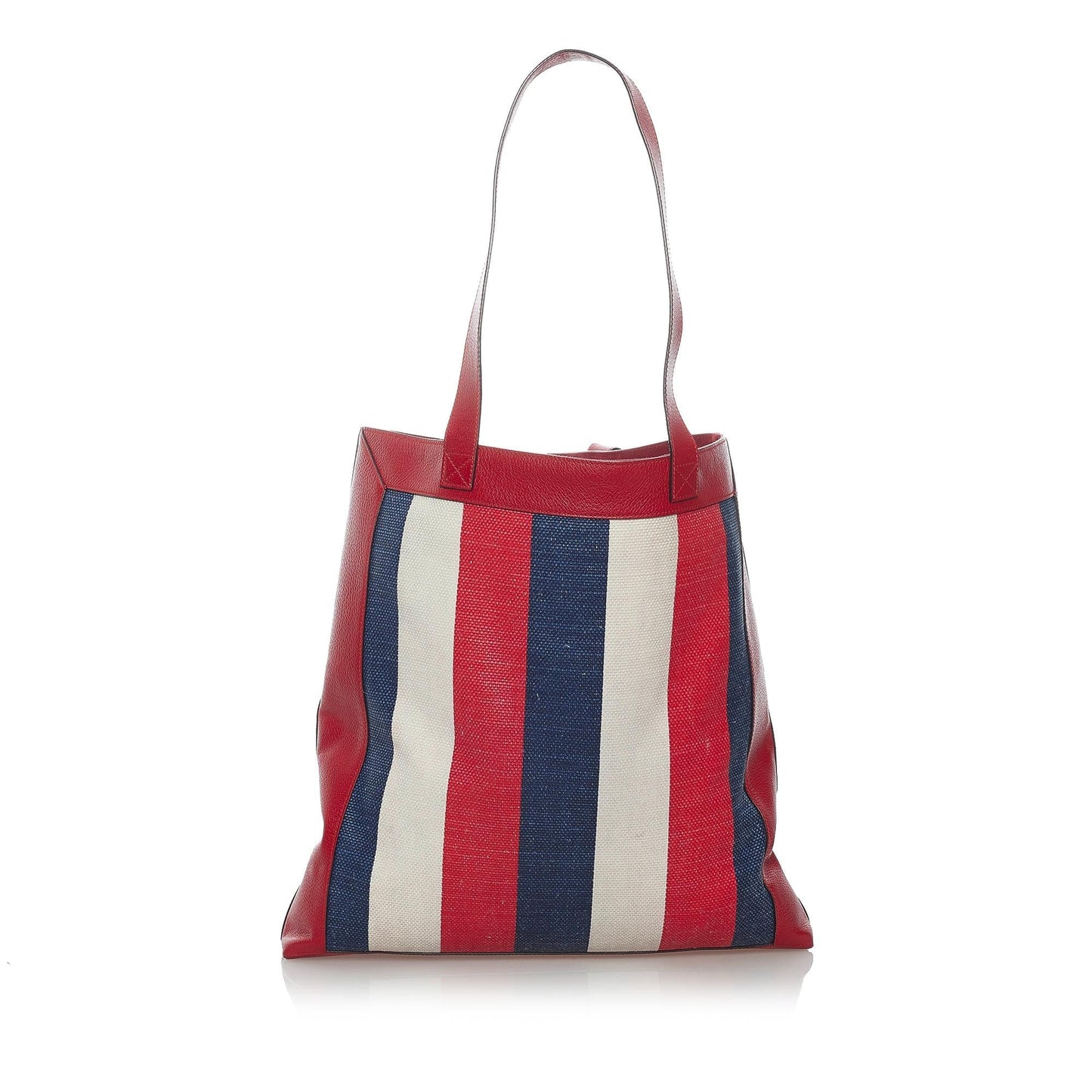 Gucci Sylvie Baiadera SHG-SIjZzF Canvas Calf Red Tote Bag