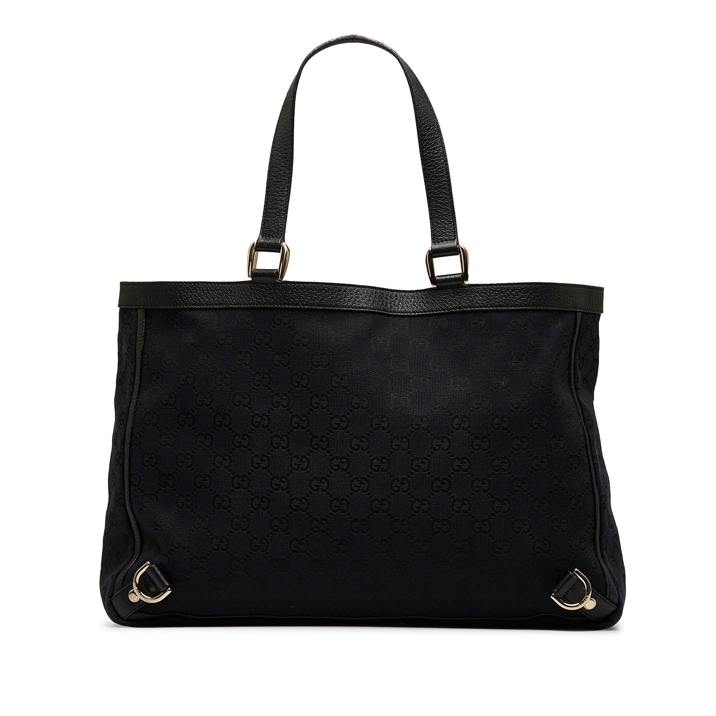 Gucci Abbey GG SHG-FKWcxE Canvas Black Tote Bag