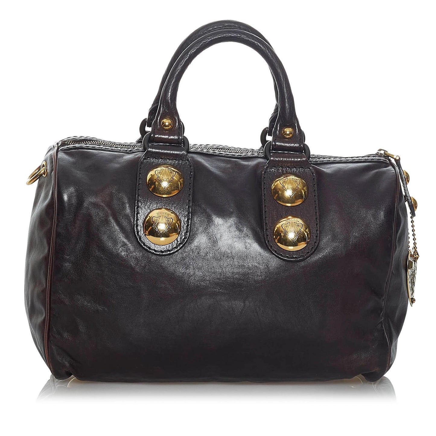 Gucci Babouska SHG-g5B2BX Calf Brown Satchel Bag
