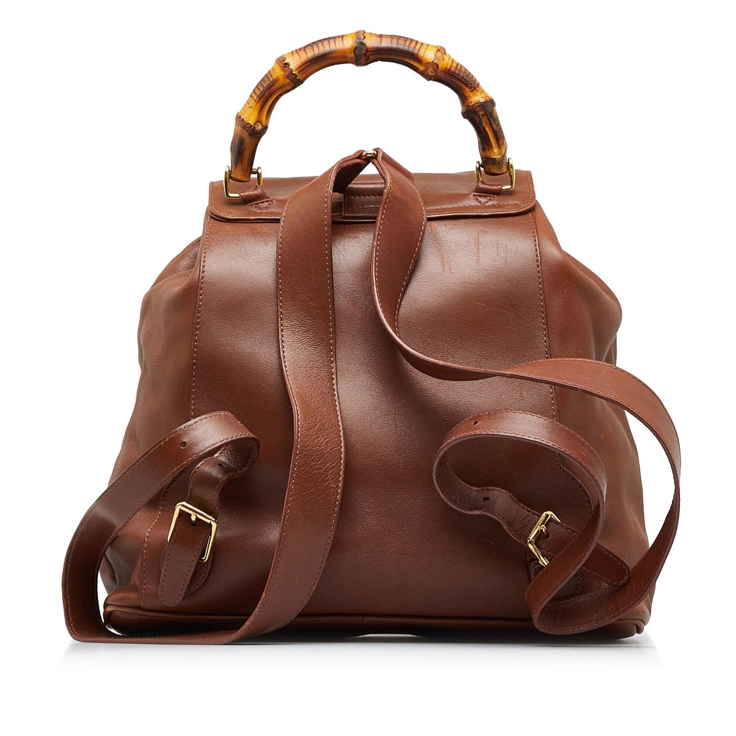 Gucci Bamboo Backpack SHG-22T26b Calf Brown