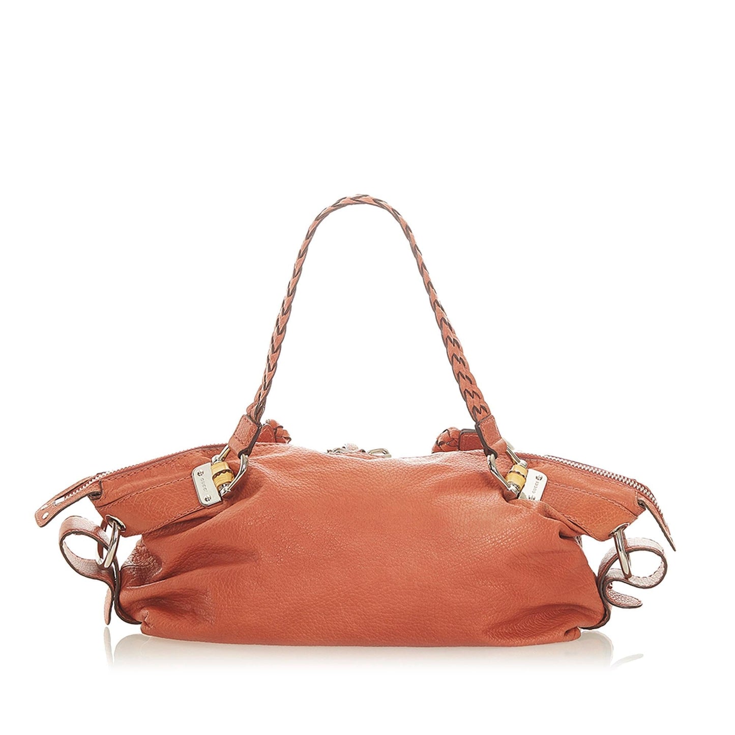 Gucci Bamboo Bar SHG Calf Brown Shoulder Bag