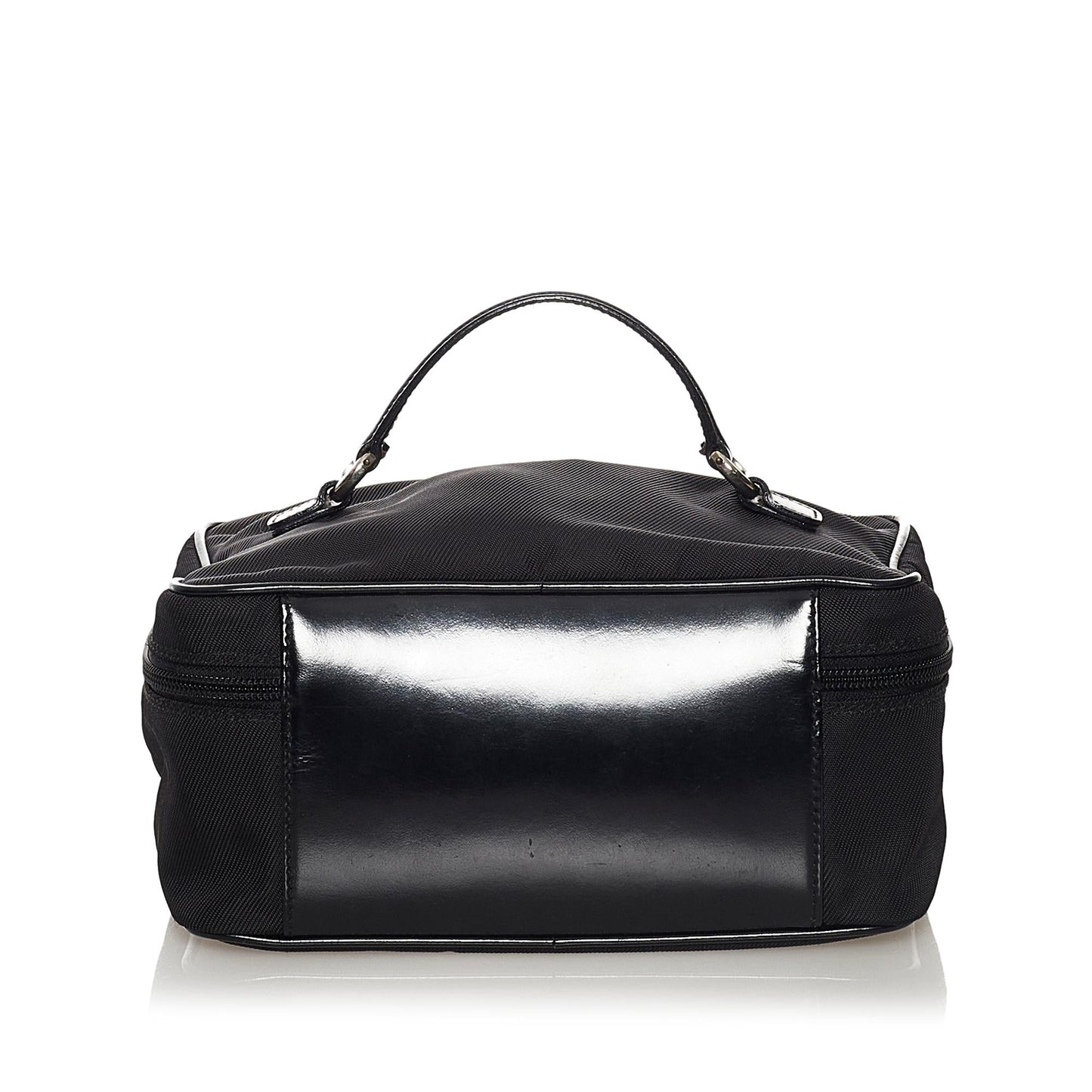 Gucci Bamboo Vanity SHG Canvas Black Handbag