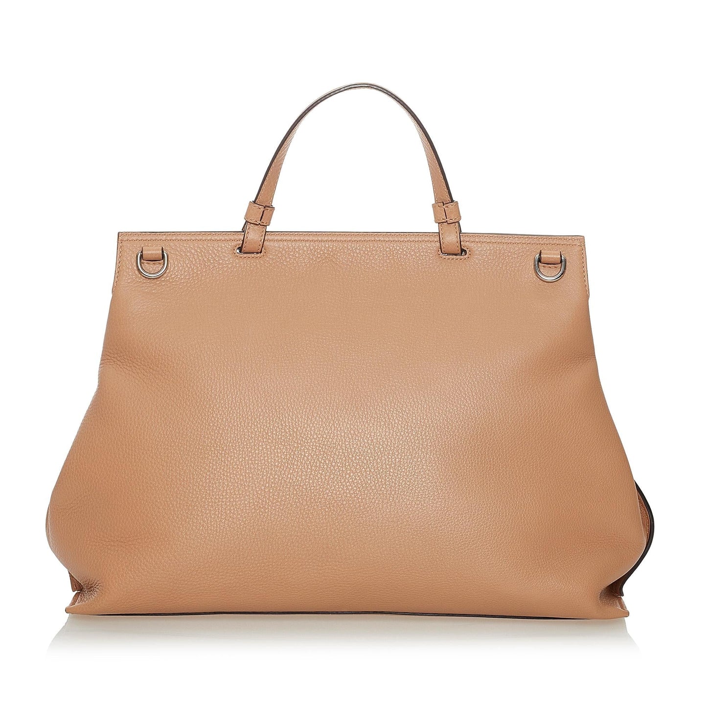 Gucci Bamboo Daily SHG Leather Calf Brown Satchel Bag Satchel Shg