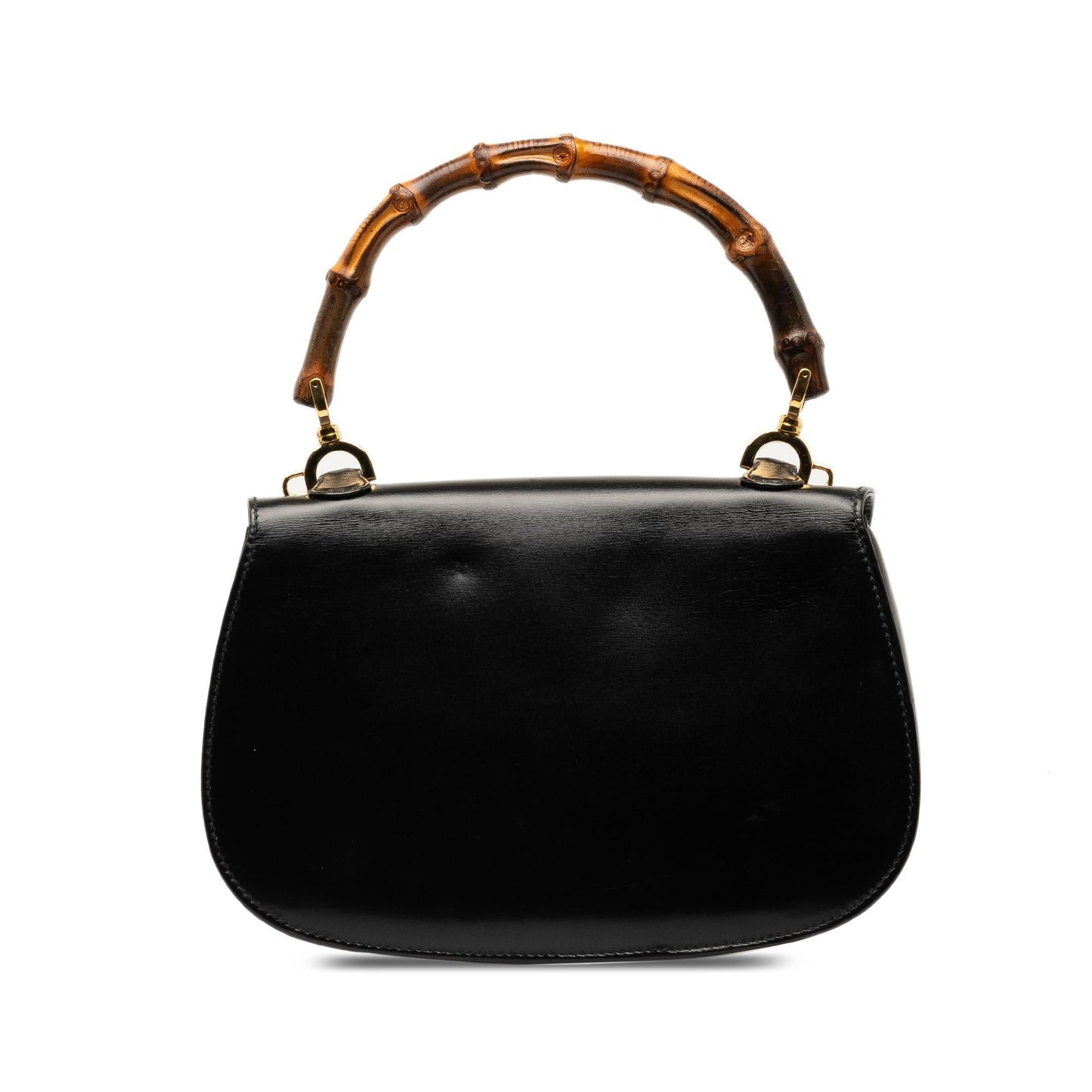 Gucci Bamboo Night SHG-neKgcI Calf Black Satchel Bag