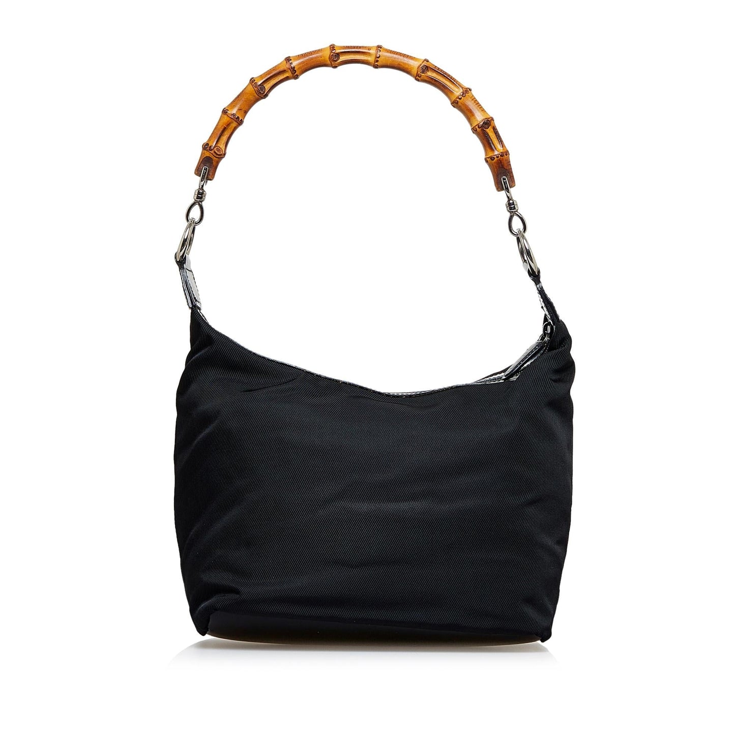 Gucci Bamboo SHG-dH0jLJ Nylon Black Shoulder Bag