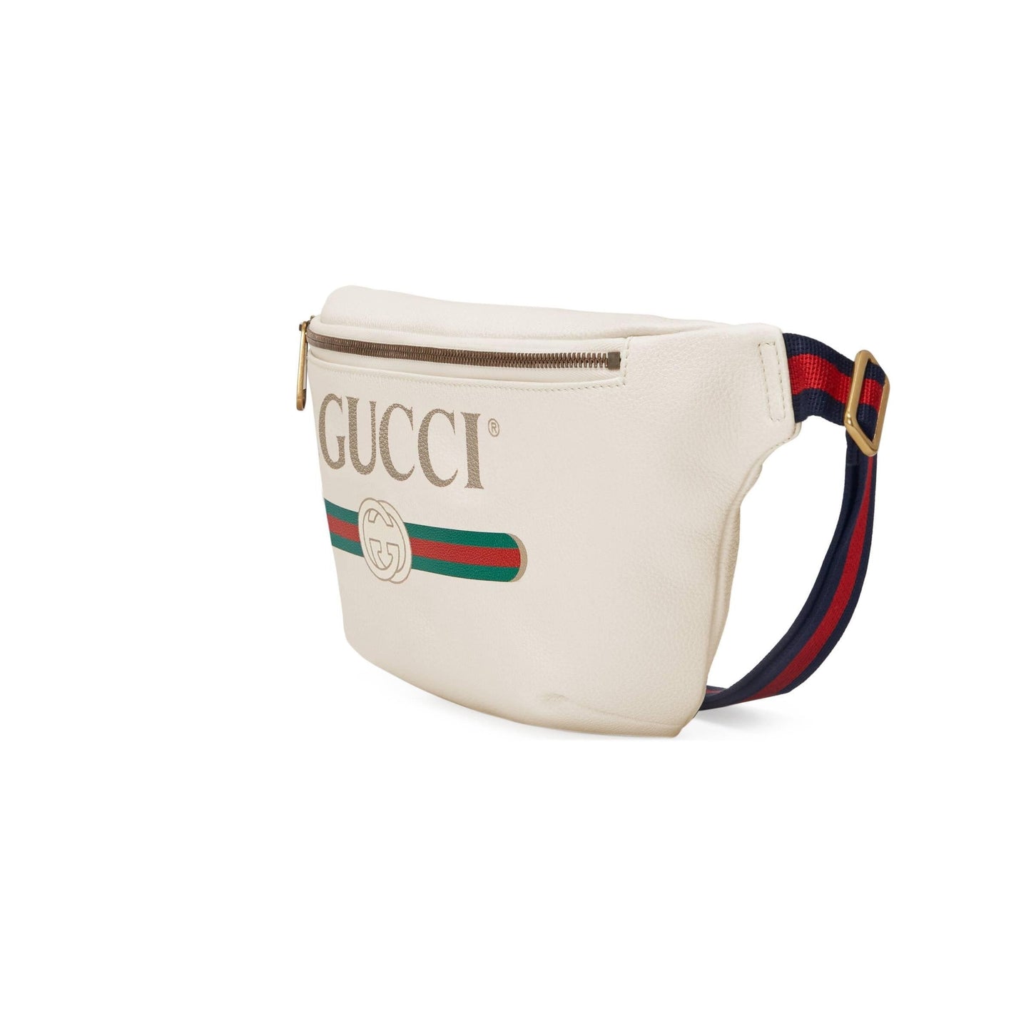 Gucci GRAINED Leather Calfskin Small Logo Belt