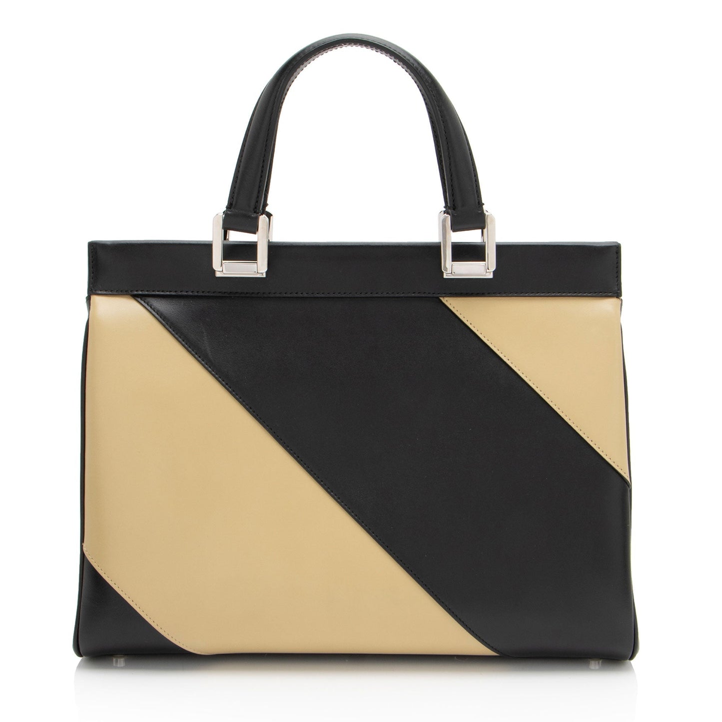 Gucci Zumi SHF-FajH8a Calfskin Black Brown Medium Tote Bag