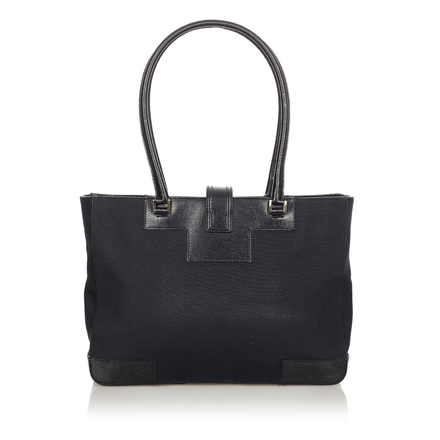 Gucci SHG Canvas Black Satchel Bag 3