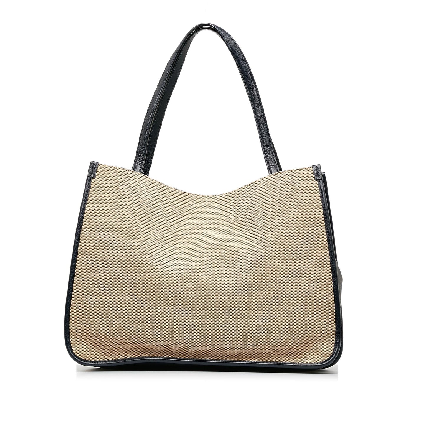 Gucci Horsebit SHG-hEG9ve Canvas Calf Black Brown Tote Bag