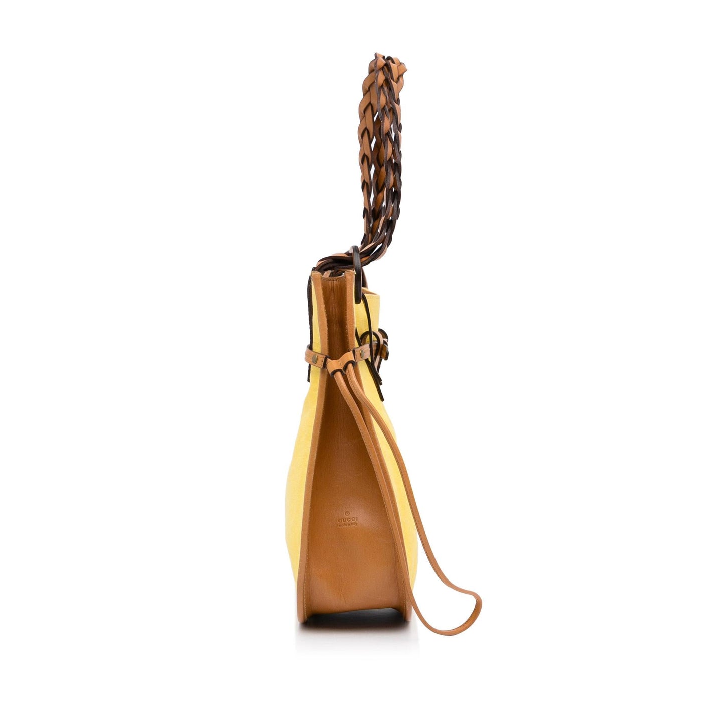 Gucci SHG-KvPfvV Canvas Calf Brown Shoulder Bag