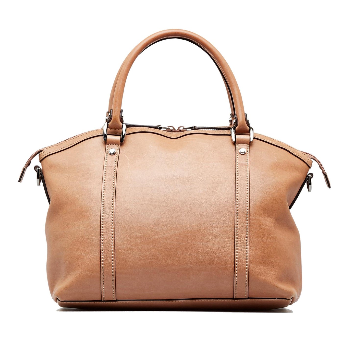 Gucci Convertible GG Charm Dome SHG-dxPpi8 Calf Brown Satchel Bag