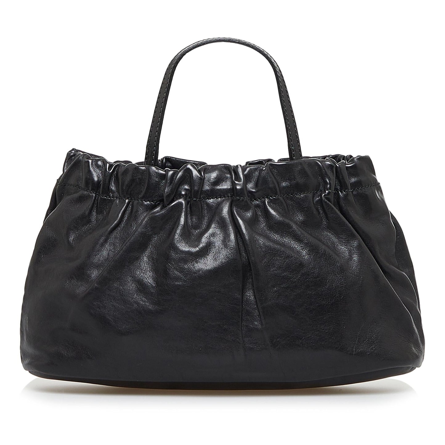 Gucci Crest SHG-LJzOyT Calf Black Satchel Bag