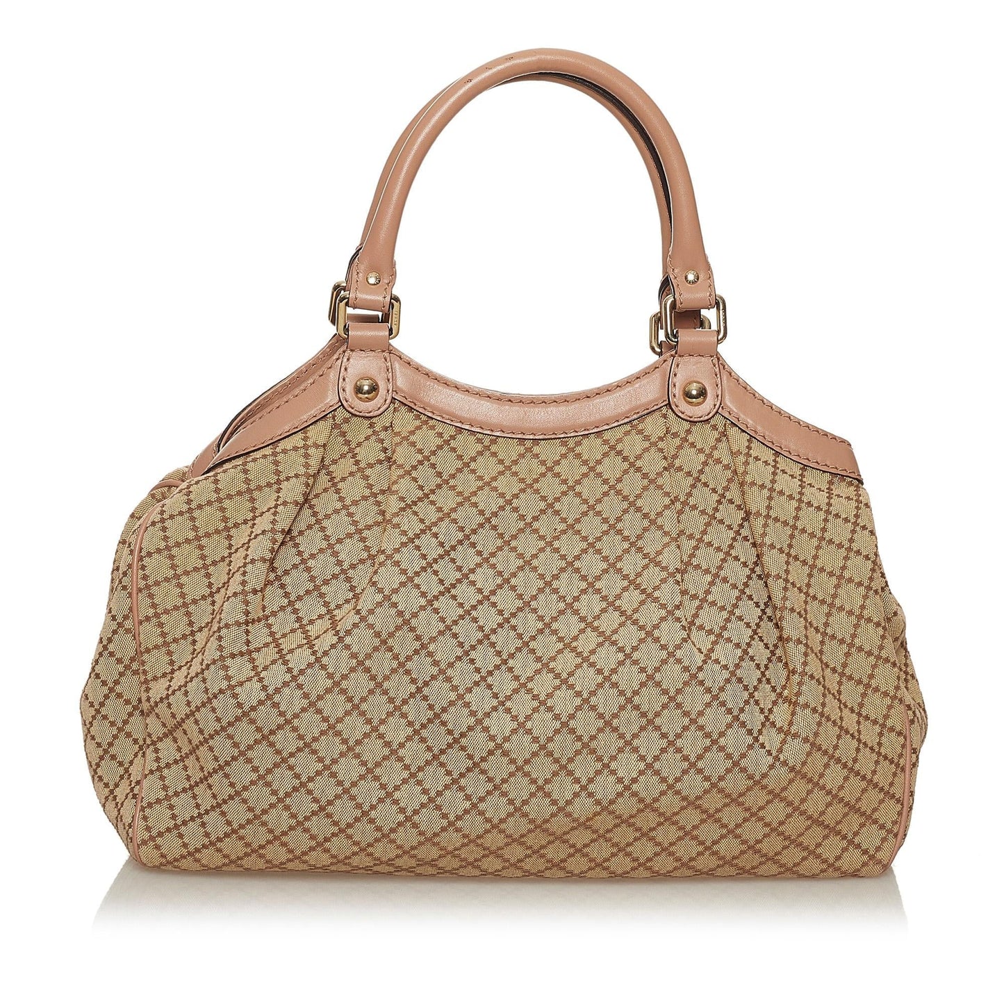 Gucci Diamante Sukey SHG Canvas Brown Tote Bag 3