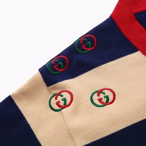 Gucci STRIPED KNIT CARDIGAN Travel Bag