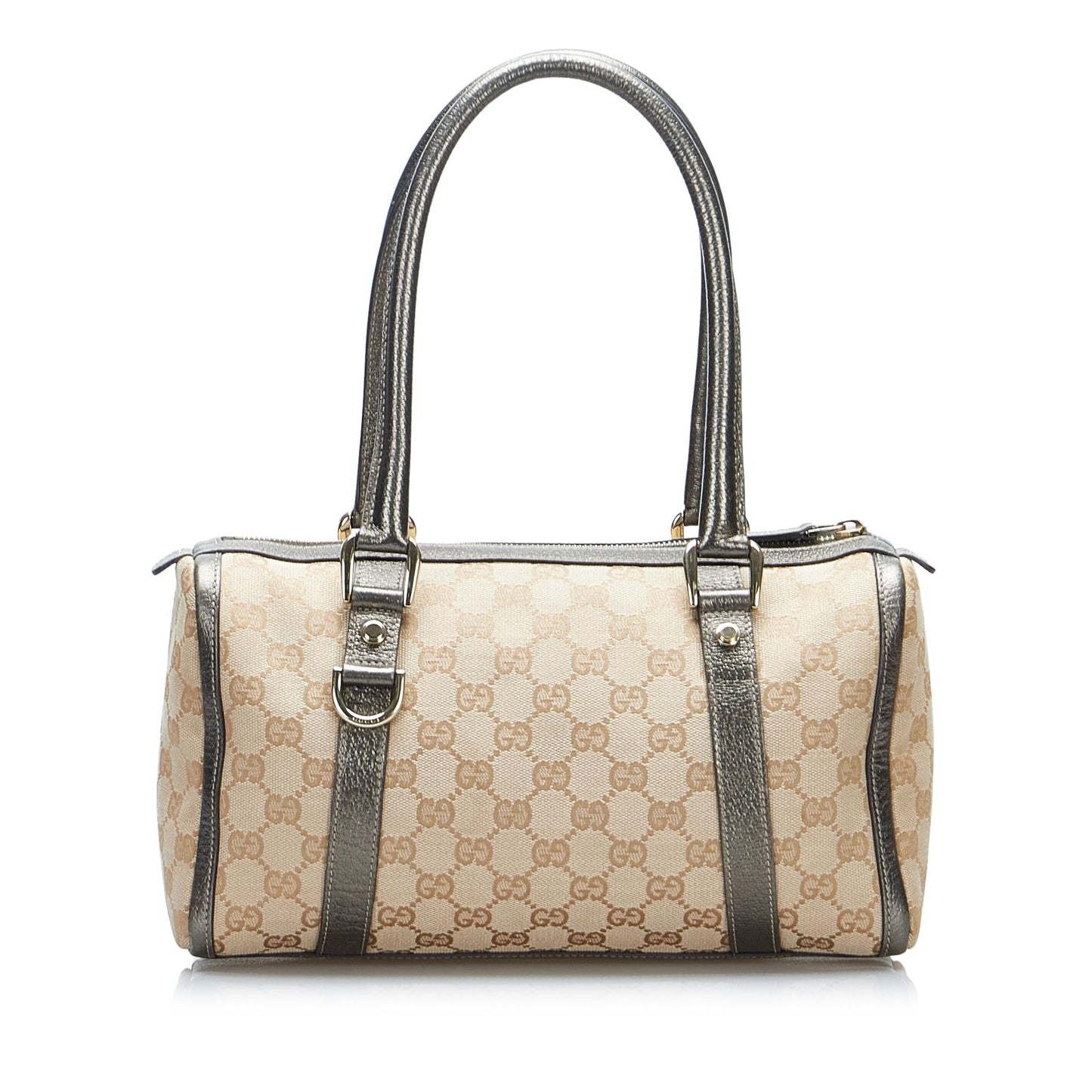 Gucci GG Abbey Boston SHG-LIpYh5 Canvas Brown Satchel Bag