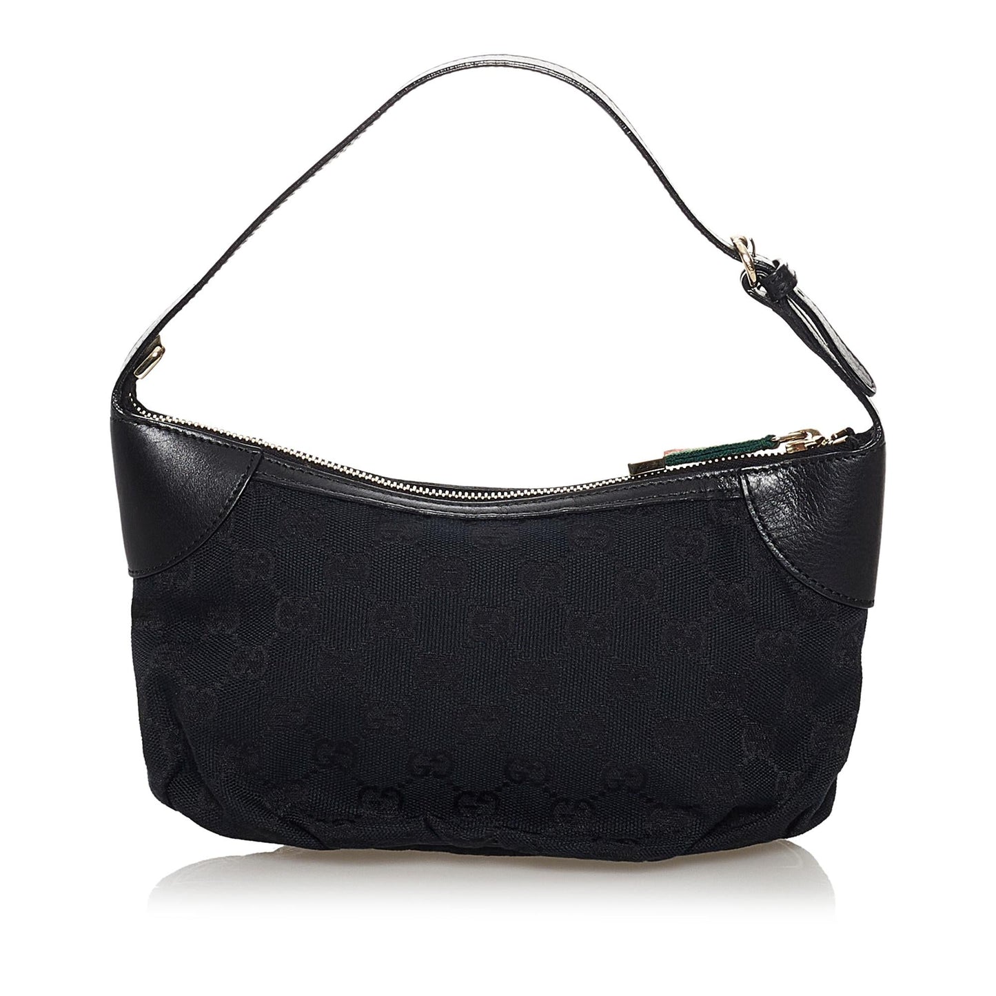 Gucci GG Baguette SHG Canvas Black Handbag 3