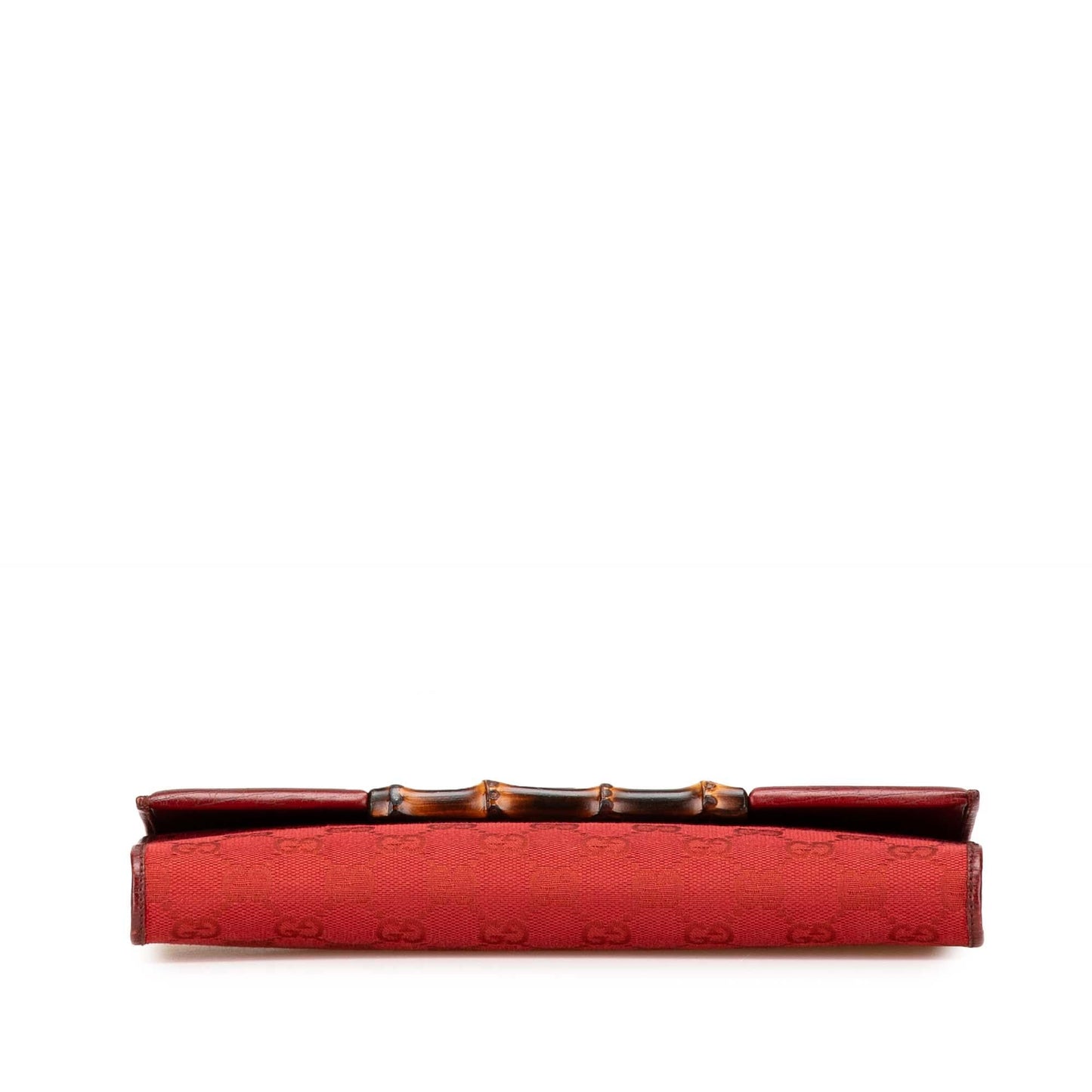Gucci GG Bamboo Bar Canvas Red Crossbody Bag Crossbody 1