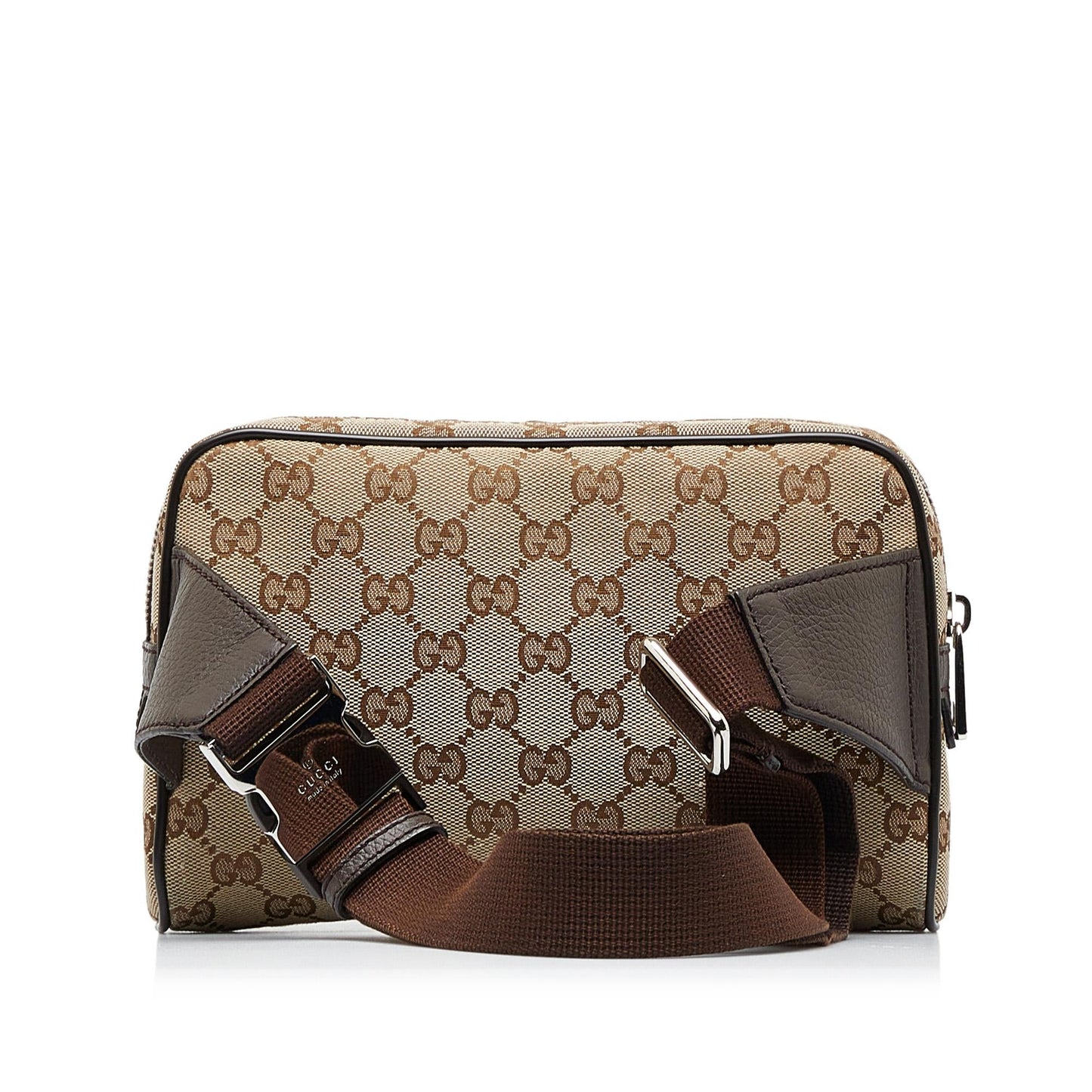 Gucci GG Belt SHG-fKExu5 Canvas Brown Accessory