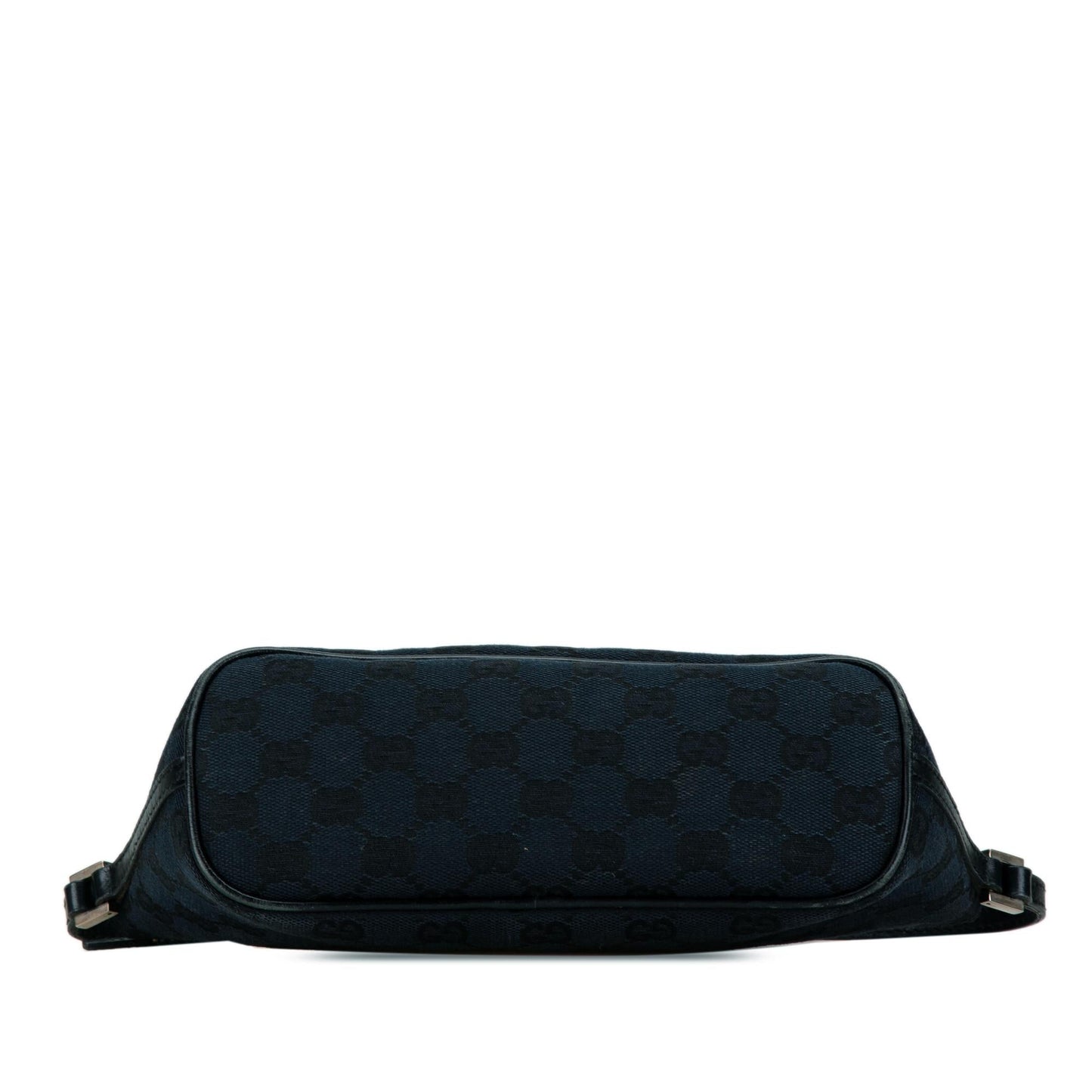 Gucci GG Boat SHG-pkn7sB Canvas Calf Blue Shoulder Bag