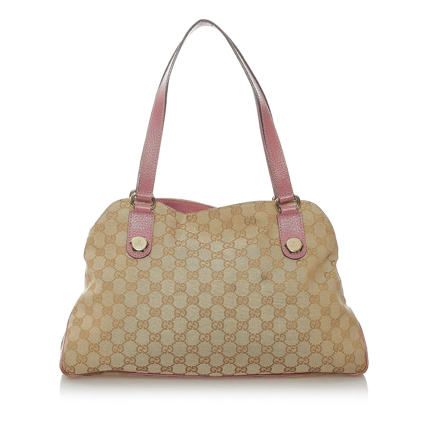 Gucci GG Charmy SHG Canvas Brown Pink Shoulder Bag 4