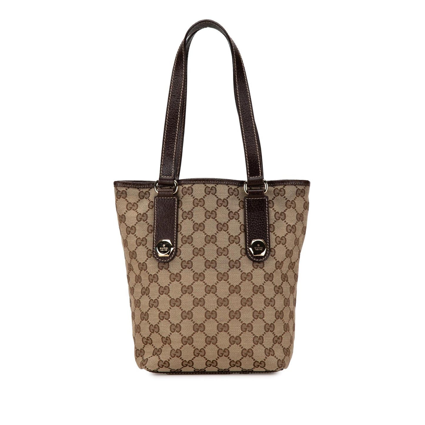 Gucci GG Charmy SHG-WEFu6i Canvas Calf Brown Shoulder Bag