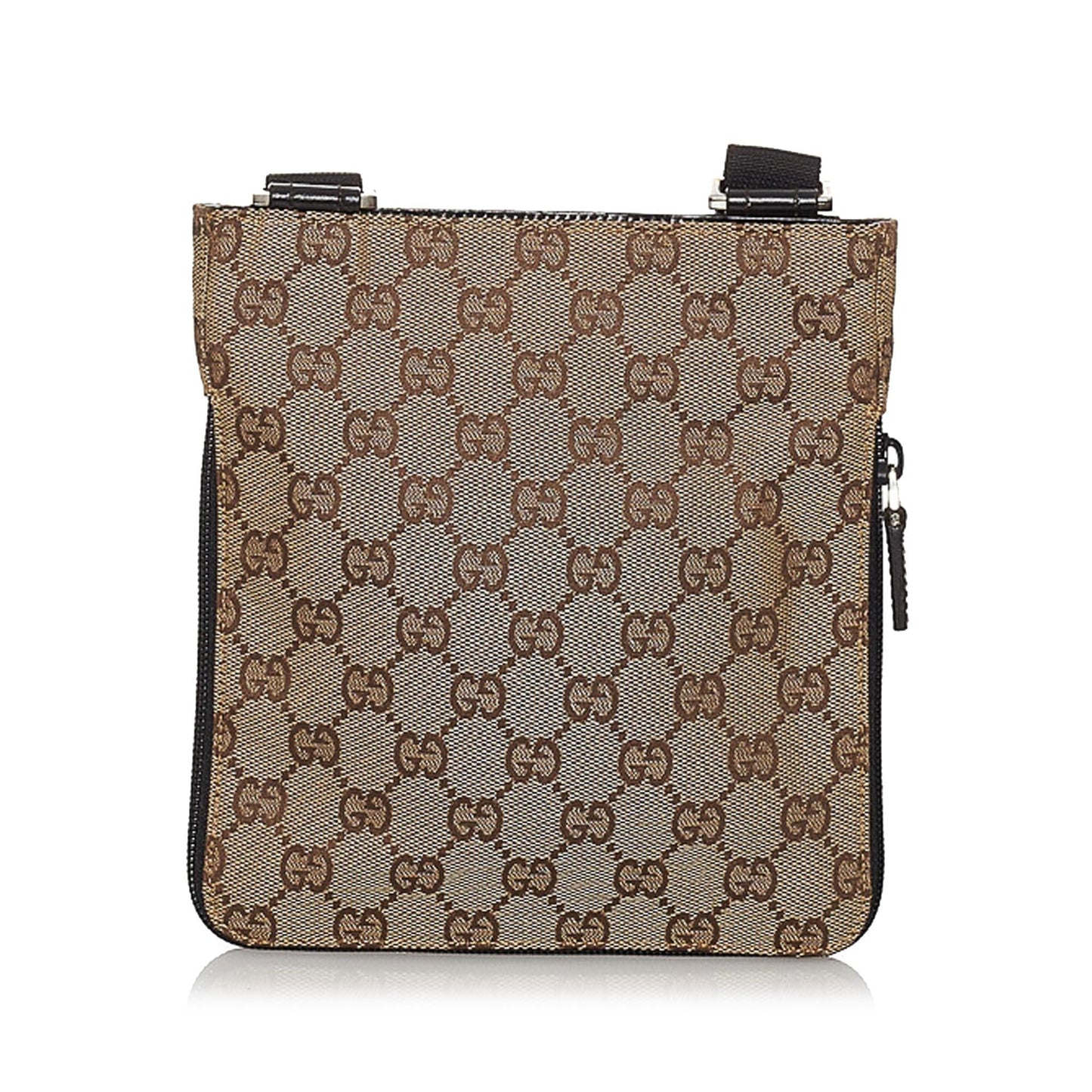 Gucci GG SHG Canvas Brown Crossbody Bag 17