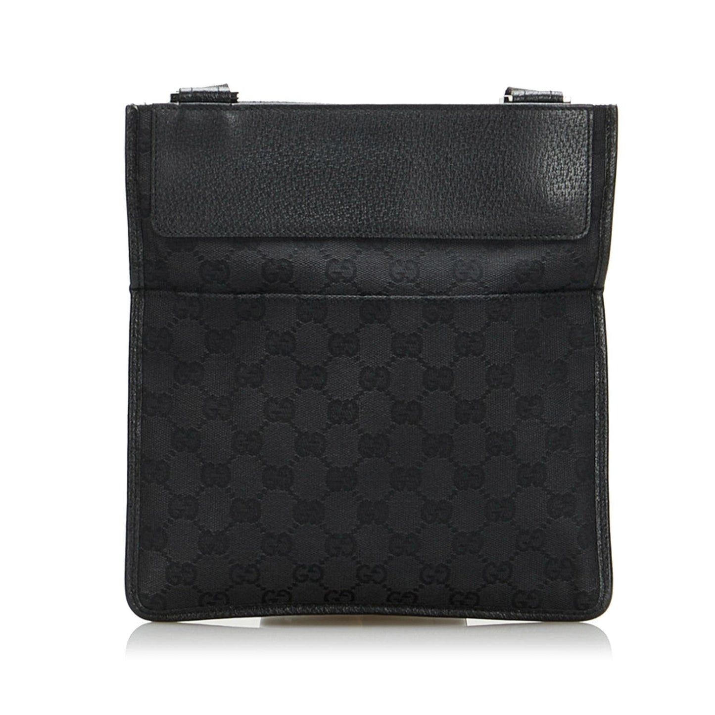 Gucci GG SHG-1uCZP7 Canvas Black Crossbody Bag