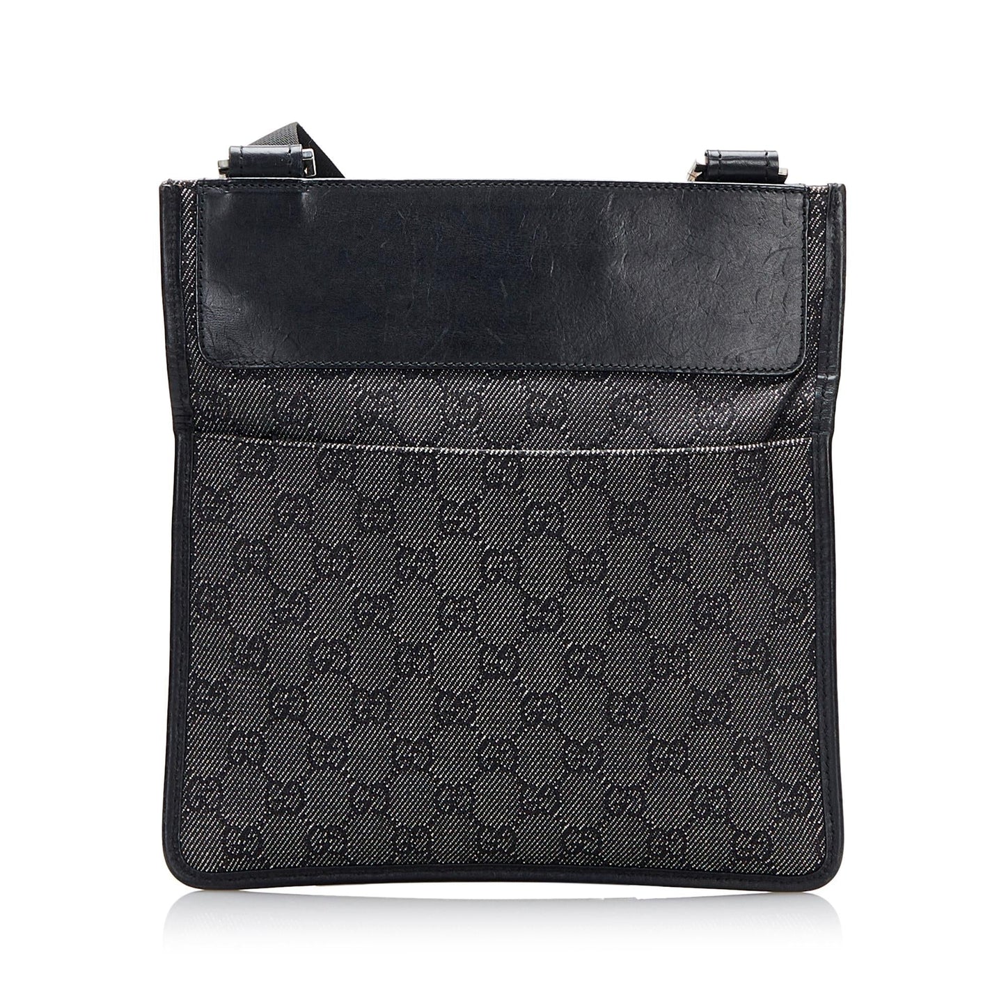 Gucci GG SHG-KM0rHO Canvas Grey Crossbody Bag