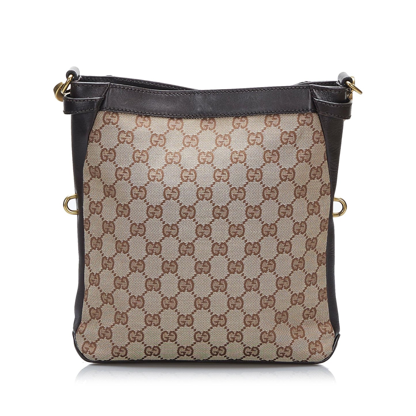 Gucci GG SHG-opFXVL Canvas Brown Crossbody Bag