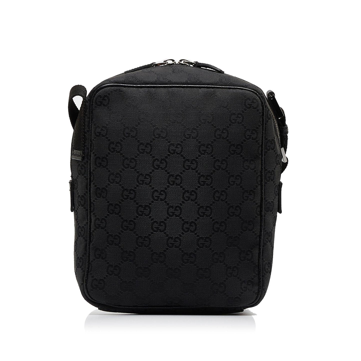 Gucci GG SHG-AeOek4 Canvas Calf Black Crossbody Bag