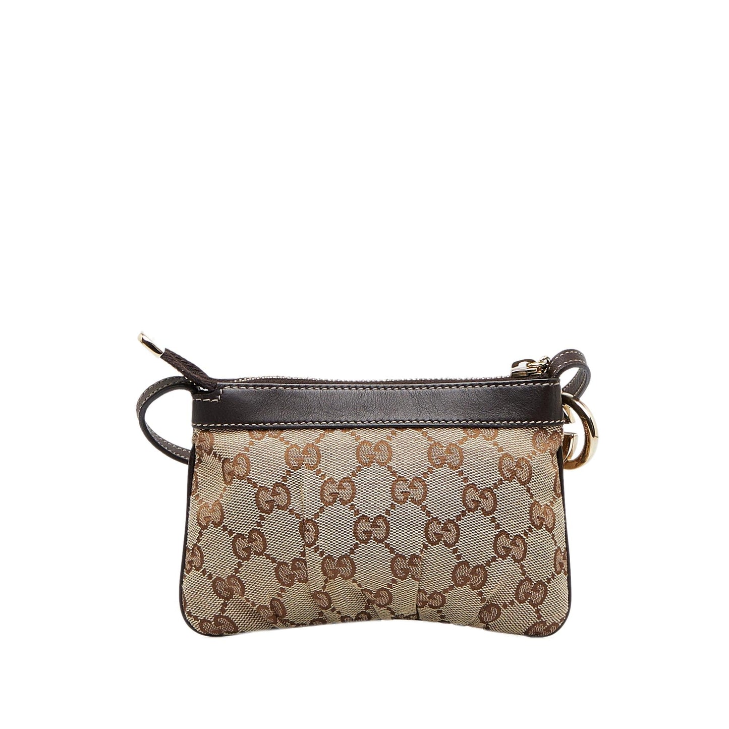Gucci GG SHG-wAEYtQ Canvas Calf Brown Crossbody Bag