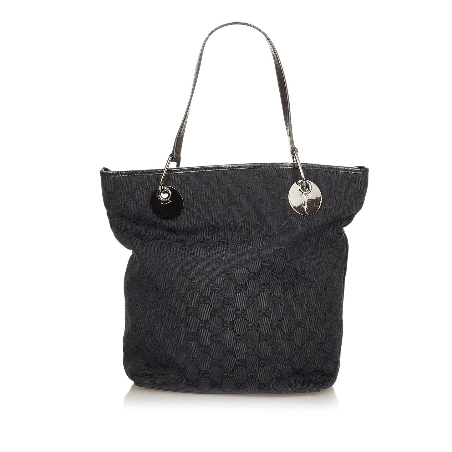 Gucci GG Eclipse SHG Canvas Black Tote Bag Bag Shg