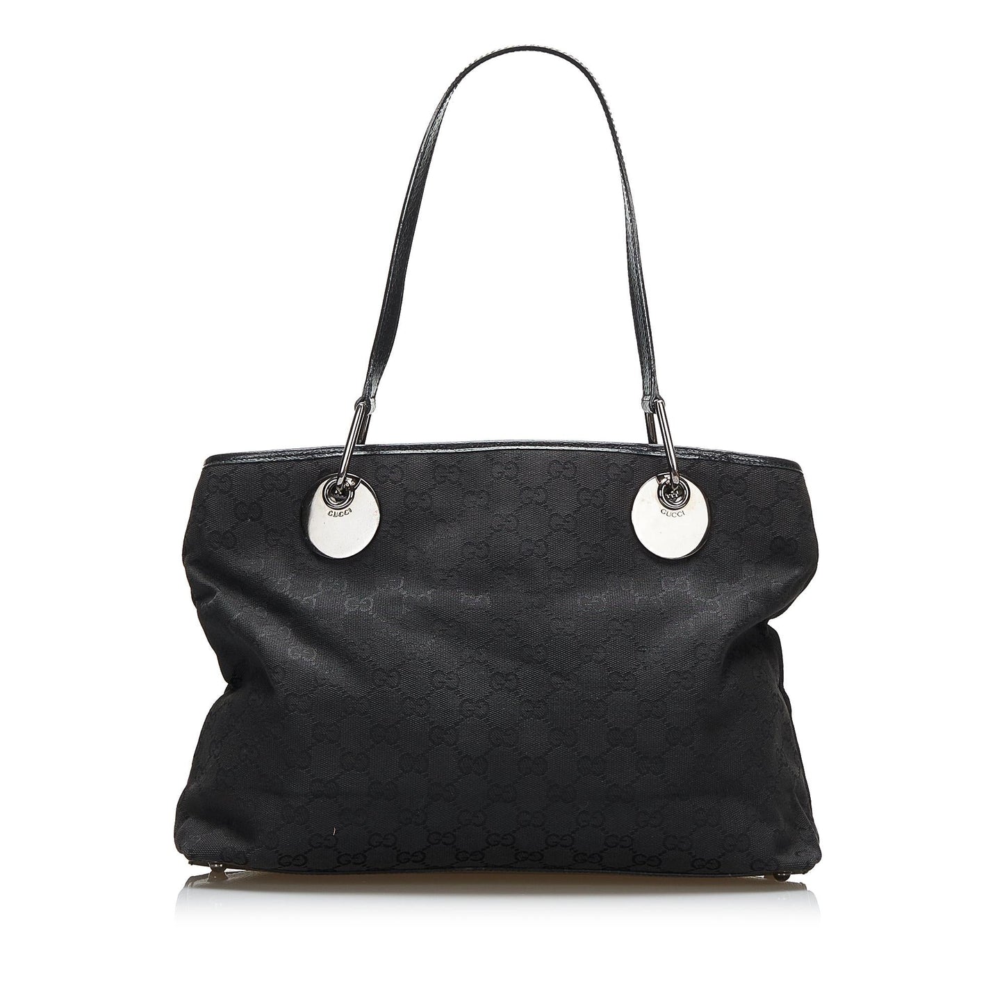 Gucci GG Eclipse SHG-MHZWjN Canvas Calf Black Tote Bag