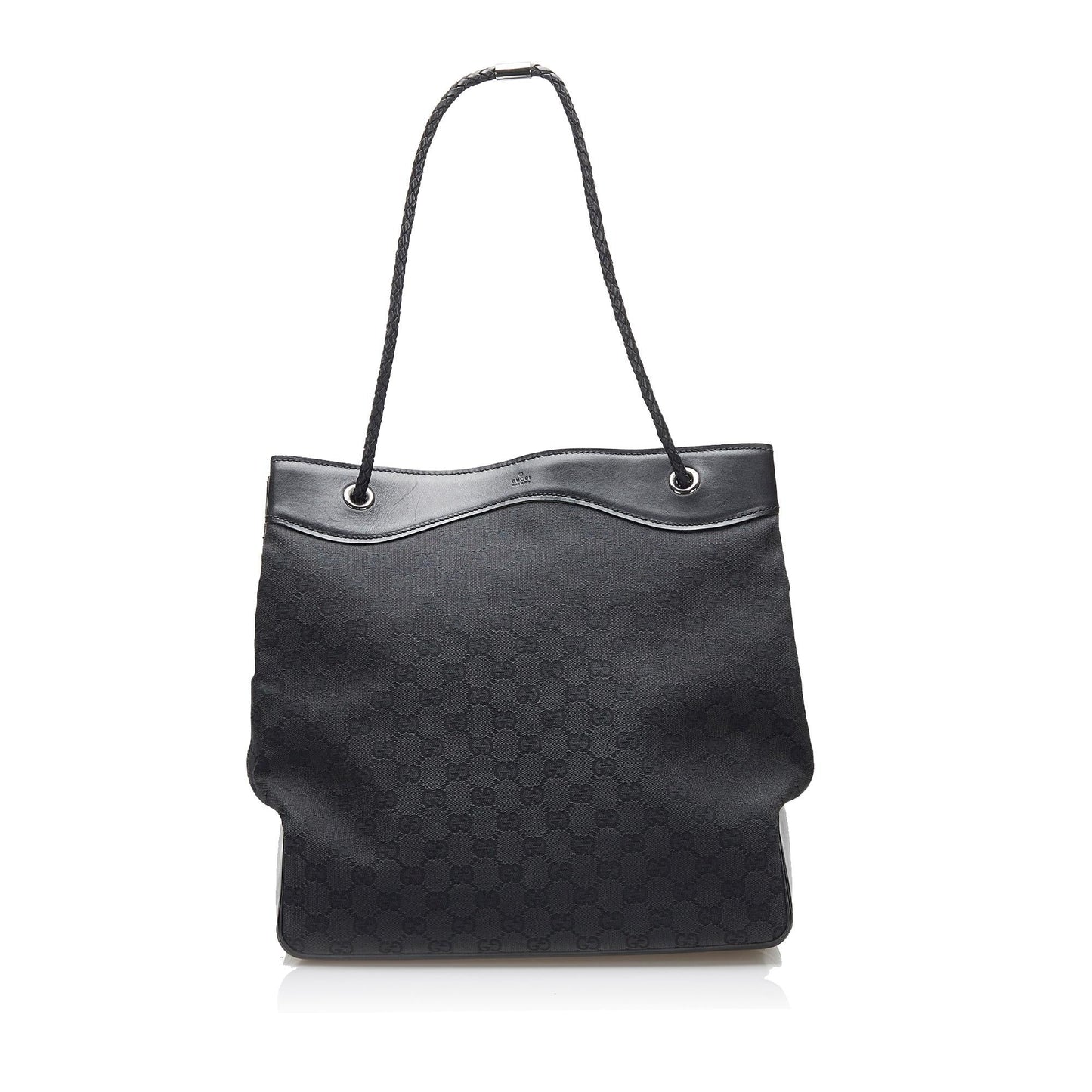Gucci GG Gifford SHG-jZnCv0 Canvas Calf Black Tote Bag