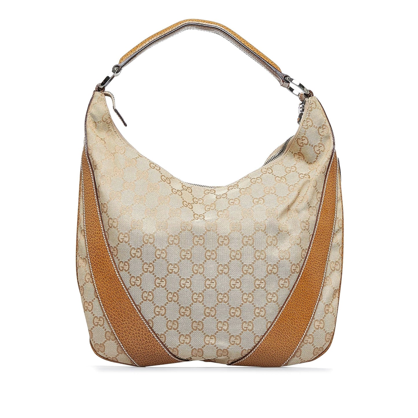 Gucci GG SHG-GaEe4f Canvas Brown Shoulder Bag