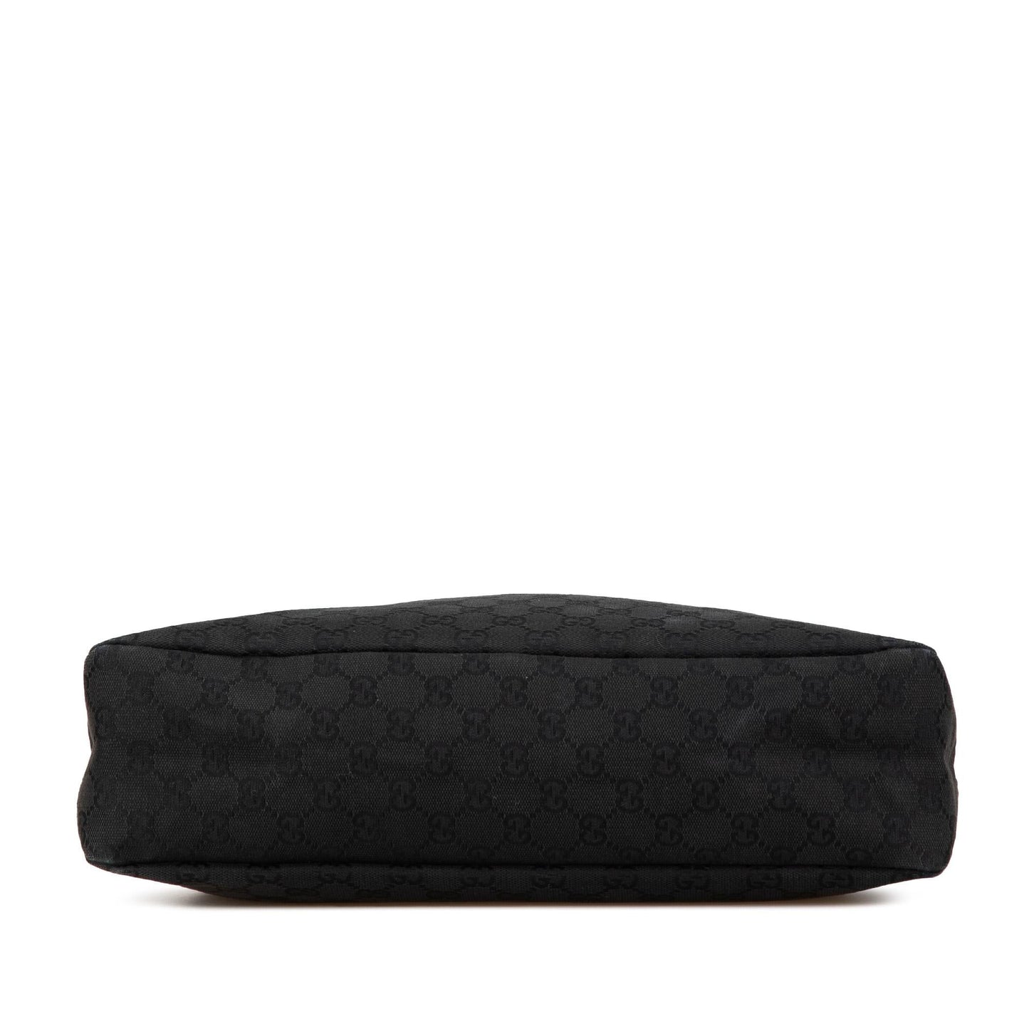 Gucci GG Horsebit Canvas Calf Black Shoulder Bag