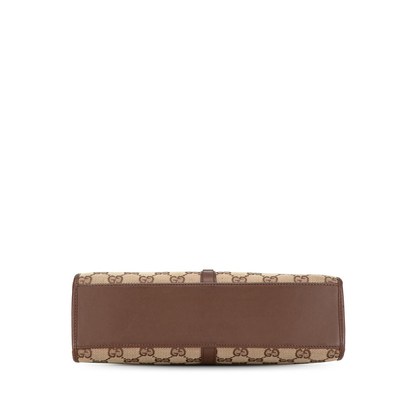 Gucci GG Jackie Bardot SHG-KItrZ5 Canvas Calf Brown Shoulder Bag